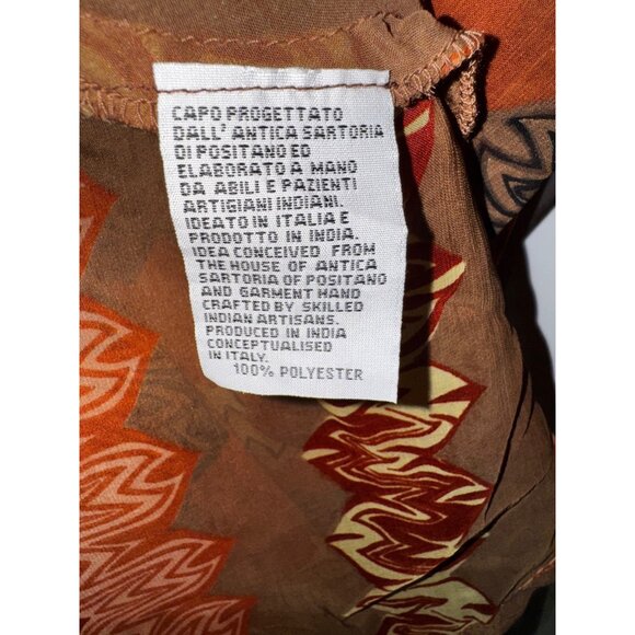 Bohemian Kimono Style Beaded Dress Antica Sartoria Medium Y2k Hippie Sexy Sheer - Picture 6 of 6